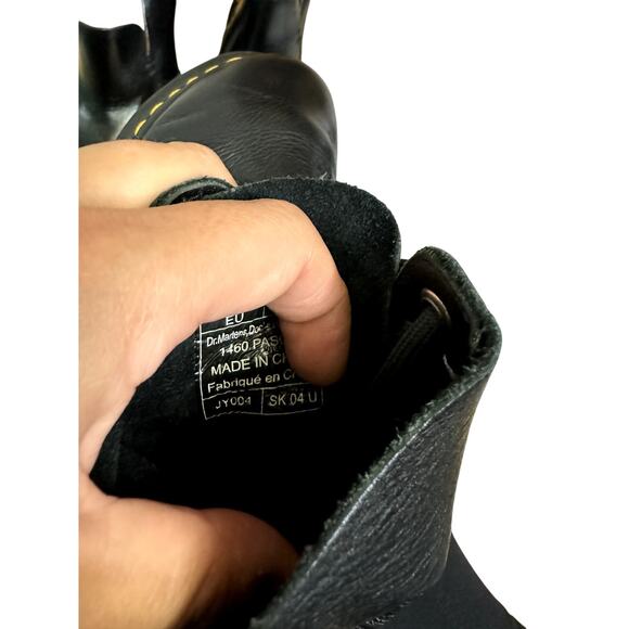 Dr. Martens Black Combat Boots - Picture 8 of 9